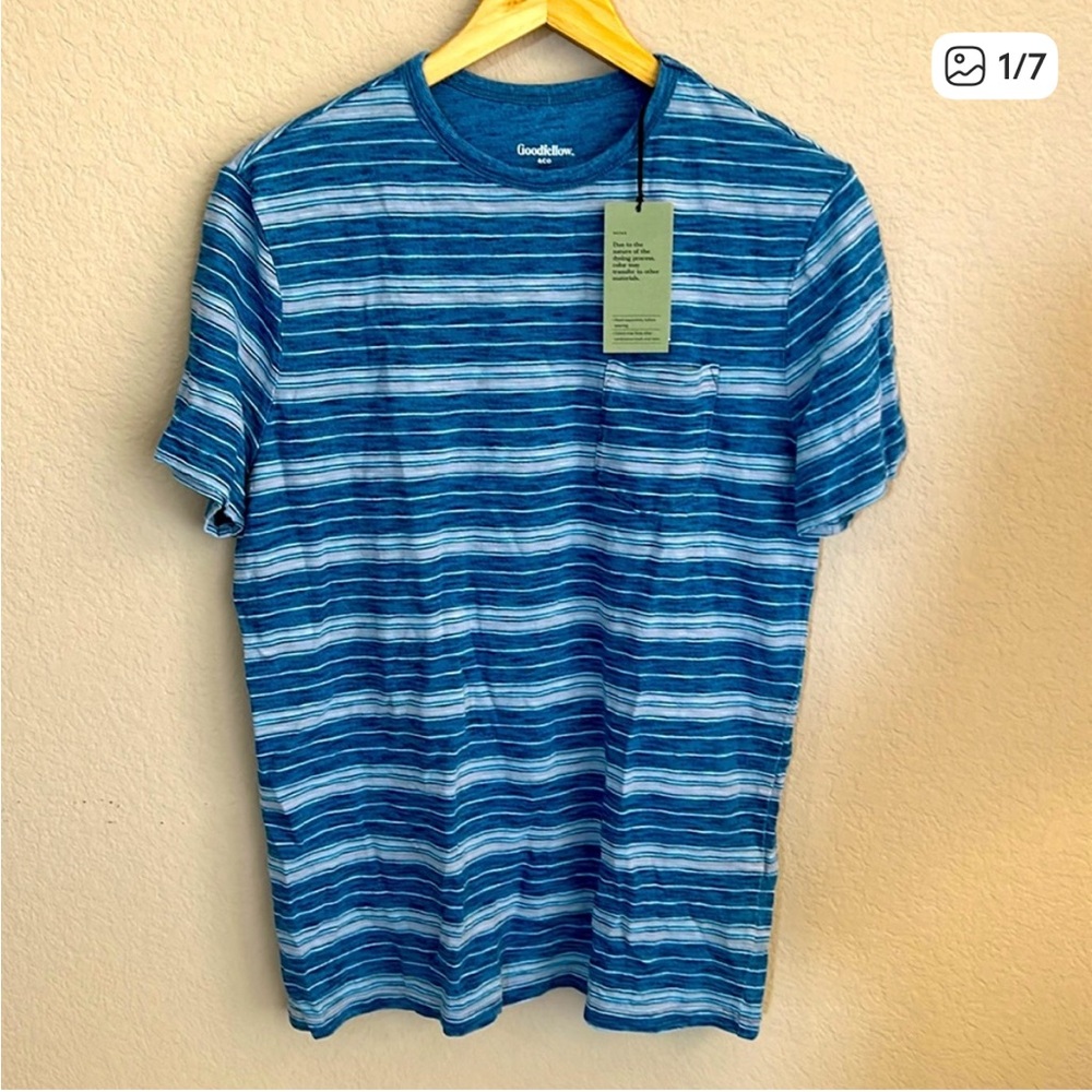 Goodfellow & Co Blue Wave Tee